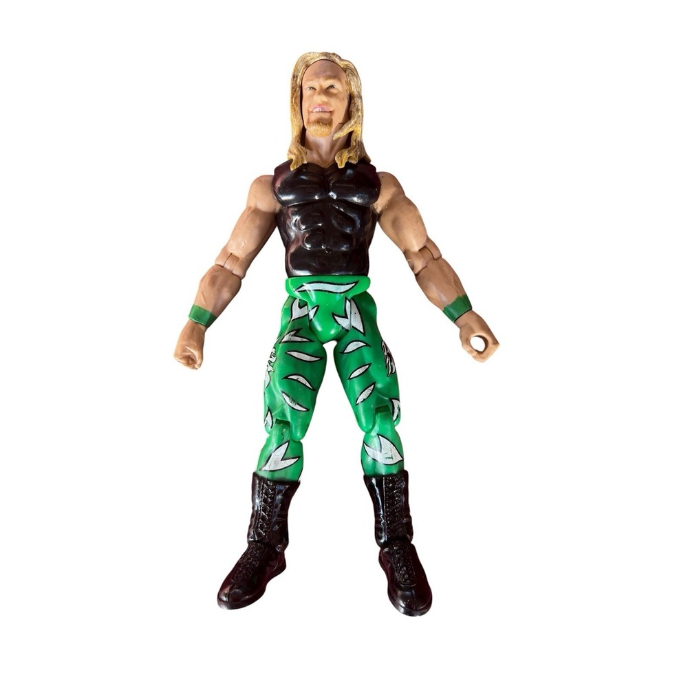 Vintage Wrestling Action Figure with Green Pants